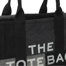 Marc Jacobs The Denim Large Tote Bag Black