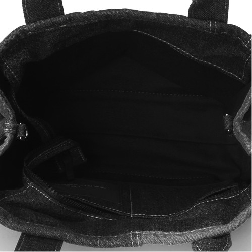 Marc Jacobs The Denim Large Tote Bag Black