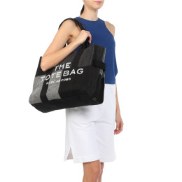 Marc Jacobs The Denim Large Tote Bag Black