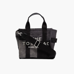 Marc Jacobs The Denim Small Traveler Tote Bag Black