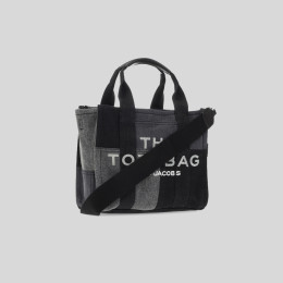 Marc Jacobs The Denim Small Traveler Tote Bag Black