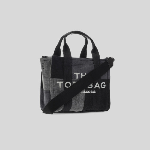 Marc Jacobs The Denim Small Traveler Tote Bag Black