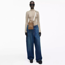 Marc Jacobs The Jacquard Crossbody Tote Bag Camel