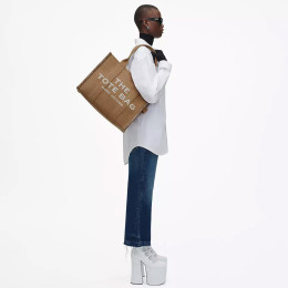 Marc Jacobs The Jacquard Large Tote Bag Camel