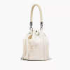Marc Jacobs The Leather Bucket Bag Cotton/Silver