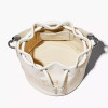 Marc Jacobs The Leather Bucket Bag Cotton/Silver