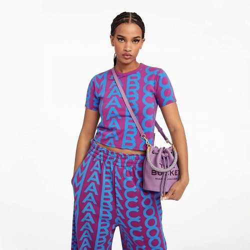 Marc Jacobs The Leather Bucket Bag Regal Orchid