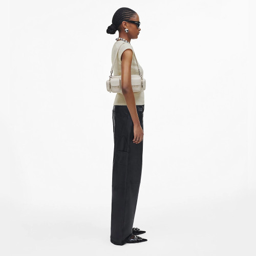 Marc Jacobs The Leather Cargo Bag Cotton/Silver