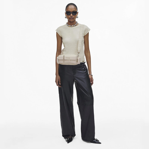 Marc Jacobs The Leather Cargo Bag Cotton/Silver