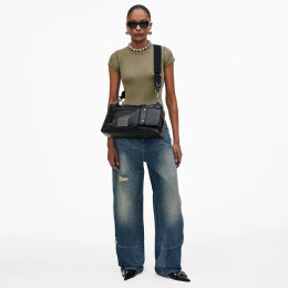 Marc Jacobs The Leather Large Cargo Bag Black