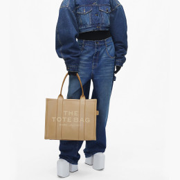 Marc Jacobs The Leather Large Tote Bag Camel