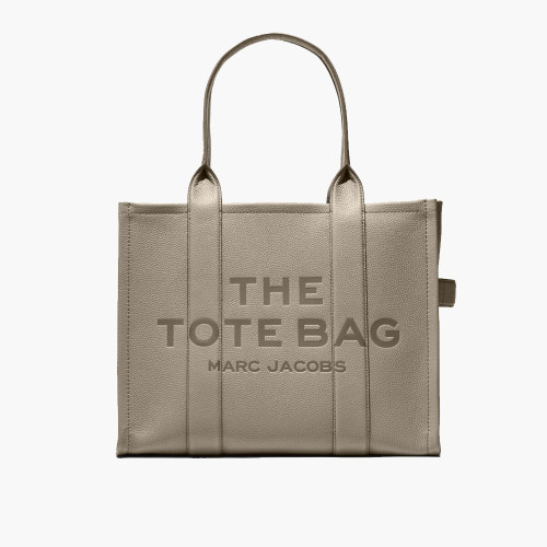 Marc Jacobs The Leather Large Tote Bag Cement