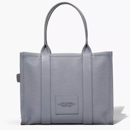 Marc Jacobs The Leather Large Tote Bag Wolf Grey