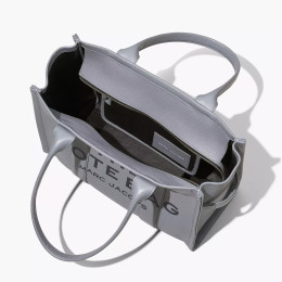 Marc Jacobs The Leather Large Tote Bag Wolf Grey