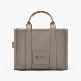 Marc Jacobs The Leather Medium Tote Bag Cement