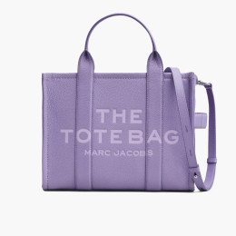 Marc Jacobs The Leather Medium Tote Bag Lavander