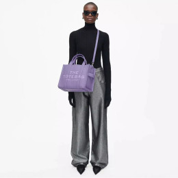 Marc Jacobs The Leather Medium Tote Bag Lavander