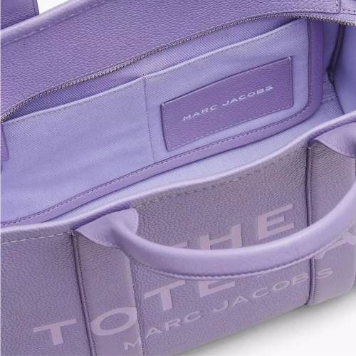Marc Jacobs The Leather Medium Tote Bag Lavander