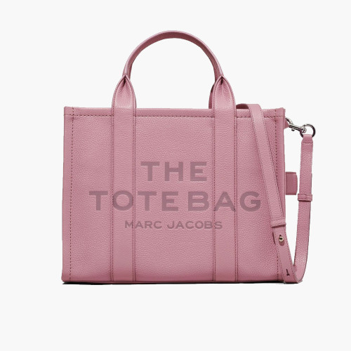 Marc Jacobs The Leather Medium Tote Bag Lilas