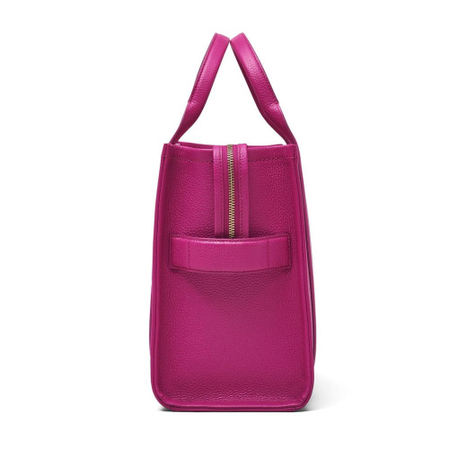 Marc Jacobs The Leather Medium Tote Bag Lipstick Pink