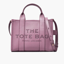 Marc Jacobs The Leather Medium Tote Bag Orchid Haze