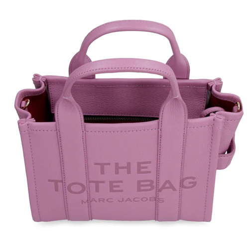 Marc Jacobs The Leather Medium Tote Bag Orchid Haze