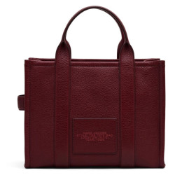 Marc Jacobs The Leather Medium Tote Bag Red Cherry
