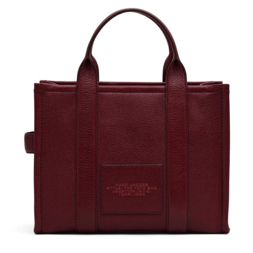 Marc Jacobs The Leather Medium Tote Bag Red Cherry