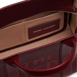 Marc Jacobs The Leather Medium Tote Bag Red Cherry