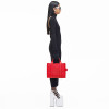 Marc Jacobs The Leather Medium Tote Bag True Red
