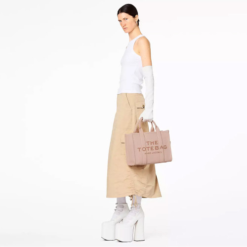 Marc Jacobs The Leather Medium Tote Rose