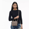 Marc Jacobs The Leather Mini Crossbody Tote Bag Cement