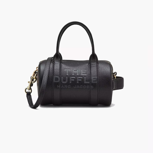 Marc Jacobs The Leather Mini Duffle Bag Black