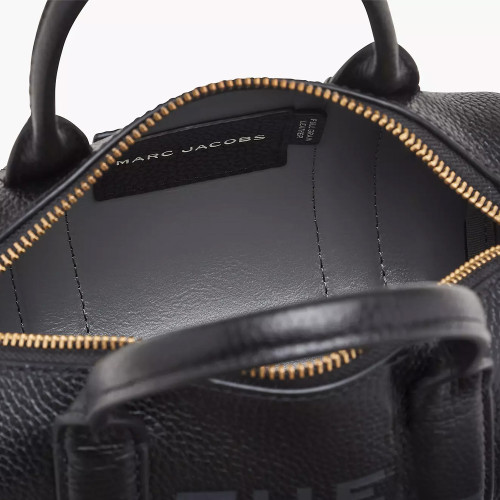 Marc Jacobs The Leather Mini Duffle Bag Black