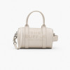 Marc Jacobs The Leather Mini Duffle Bag Cotton/Silver