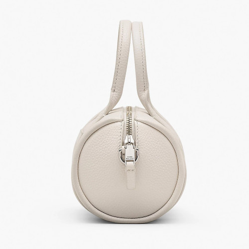 Marc Jacobs The Leather Mini Duffle Bag Cotton/Silver