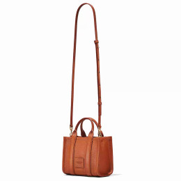 Marc Jacobs The Leather Mini Tote Bag Argan Oil