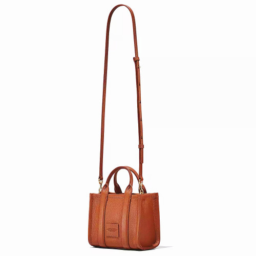 Marc Jacobs The Leather Mini Tote Bag Argan Oil