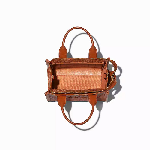 Marc Jacobs The Leather Mini Tote Bag Argan Oil