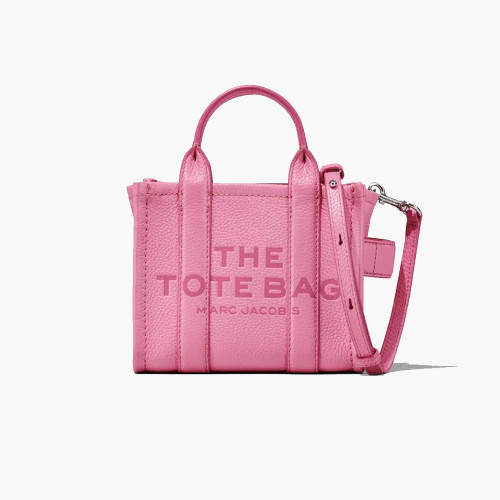 Marc Jacobs The Leather Mini Tote Bag Candy Pink