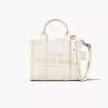 Marc Jacobs The Leather Mini Tote Bag Cotton/Silver
