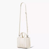 Marc Jacobs The Leather Mini Tote Bag Cotton/Silver