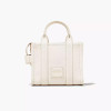 Marc Jacobs The Leather Mini Tote Bag Cotton/Silver