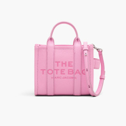 Marc Jacobs The Leather Mini Tote Bag Fluro Candy Pink