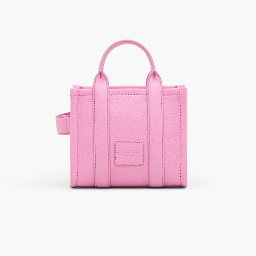 Marc Jacobs The Leather Mini Tote Bag Fluro Candy Pink