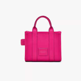 Marc Jacobs The Leather Mini Tote Bag Hot Pink