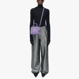 Marc Jacobs The Leather Mini Tote Bag Lavander
