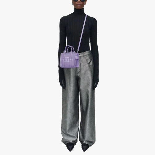 Marc Jacobs The Leather Mini Tote Bag Lavander