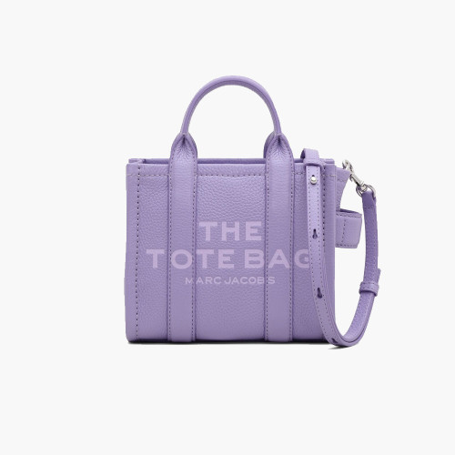 Marc Jacobs The Leather Mini Tote Bag Lavander