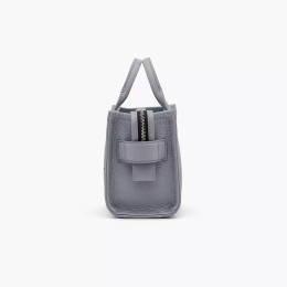 Marc Jacobs The Leather Mini Tote Bag Wolf Grey